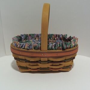 Longaberger 1997 Small Easter Basket Easter Egg Liner Protector